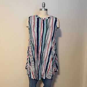 Lane Bryant Striped Tank